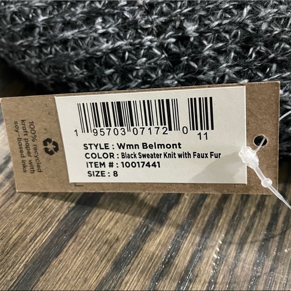 TOMS - Women’s Belmont Faux-Fur Sweater Knit Shoes (Size 8) - NWT - Picture 5 of 5